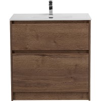 Тумба под раковину BelBagno Kraft 39 80 KRAFT39-800/390-2C-PIA-RT Rovere Tabacco МДФ / ЛДСП