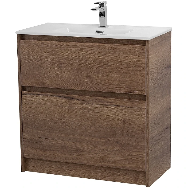 Тумба под раковину BelBagno Kraft 39 80 KRAFT39-800/390-2C-PIA-RT Rovere Tabacco МДФ / ЛДСП