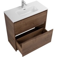 Тумба под раковину BelBagno Kraft 39 80 KRAFT39-800/390-2C-PIA-RT Rovere Tabacco МДФ / ЛДСП
