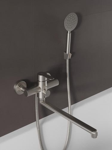 Смеситель для ванны Agger Zest A0721133 универсальный цвет Никель