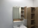 Зеркало со шкафом Comforty Рига 60 00004142211 Дуб сонома МДФ / ЛДСП, стекло