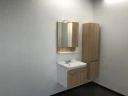 Зеркало со шкафом Comforty Рига 60 00004142211 Дуб сонома МДФ / ЛДСП, стекло