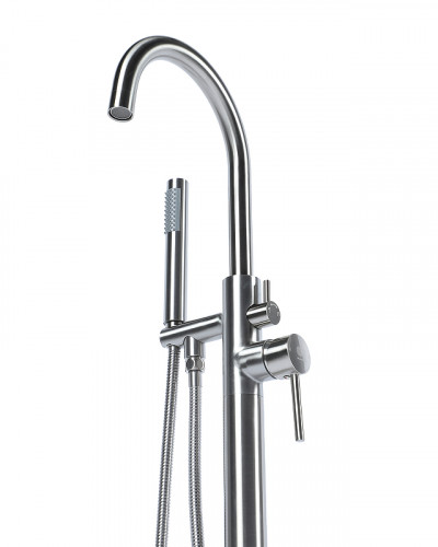 Смеситель для ванны Orange Steel M99-336ni Сталь на пол