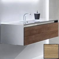 Тумба с раковиной SanVit Кубэ-1 80 kkube1080 с фактурой под дерево подвесная Карпатская ель МДФ / ЛДСП