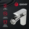 Смеситель для раковины Agger Happy A0402100