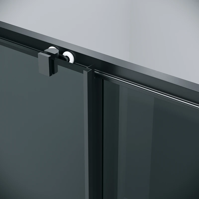 Душевой уголок Grossman Cosmo 110х90 120.K33.02.1190.21.10 профиль Черный матовый стекло тонированное