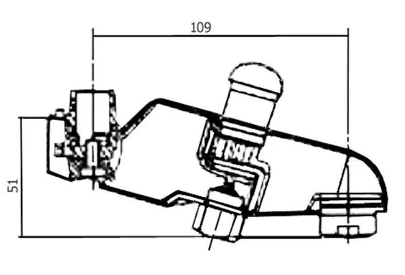 Излив для смесителя Ideal Standard Ceratherm A4512AA Хром