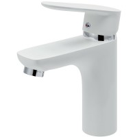 Смеситель для раковины Aringa Рейн AR02011WH Белый латунь