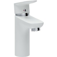 Смеситель для раковины Aringa Рейн AR02011WH Белый латунь