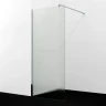 Душевая перегородка WasserKRAFT Rur 110 30W46-TXG профиль цвет Хром стекло текстурное
