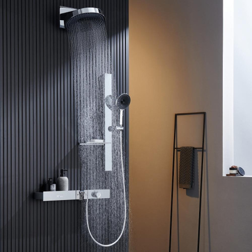Душевая система Black&amp;White Gravity GH-9025N-C 9025NC с термостатом цвет Хром