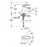 Смеситель для раковины Grohe Eurostyle Solid 23713003 Хром латунь