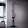 Душевая система Damixa Scandinavian Pure 936710300 Черная матовая латунь на стену