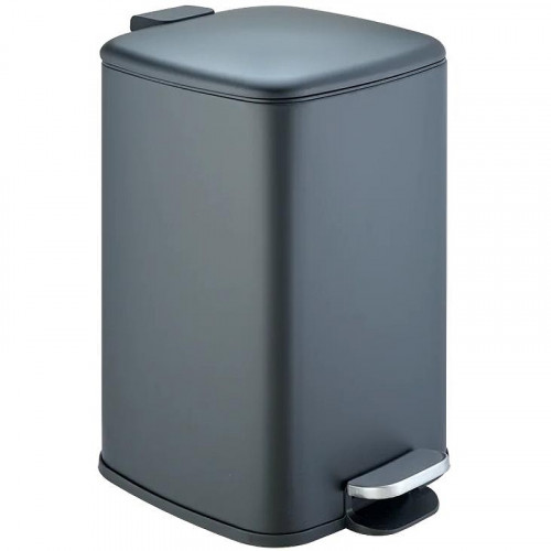 Ведро для мусора WeltWasser Berg BL 12L 10000013411 Черное матовое