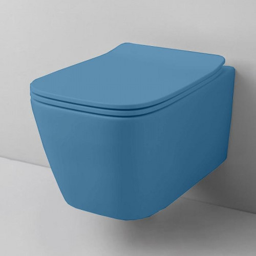 Унитаз Artceram A16 Rimless ASV003 38 00 подвесной цвет Avio без сиденья