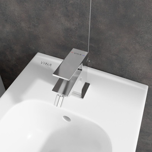 Смеситель для биде Vitra Minimax Square A43726EXP цвет Хром