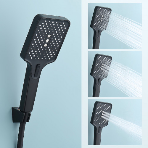 Смеситель для ванны Splenka S224.30.06 Черный матовый латунь на стену