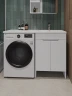 Тумба с раковиной Orange Sistema 120 R STD-120TUW+RAR Белая МДФ / ЛДСП