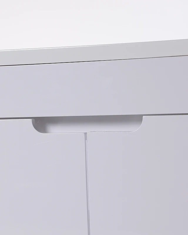 Тумба с раковиной Orange Sistema 120 R STD-120TUW+RAR Белая МДФ / ЛДСП