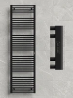 Электрический полотенцесушитель Rifar D-line 1800х500 DL-180-50-BM цвет Черный янтарь матовый