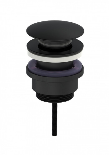 Донный клапан Wonzon &amp; Woghand WW-88SS07-MB click-clack цвет Черный матовый