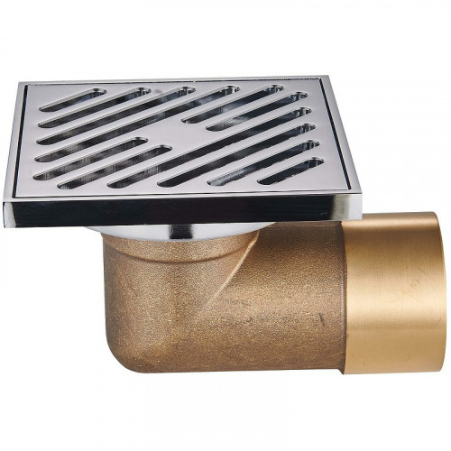 Душевой трап Raglo 100x100 R606.10 с решеткой Хром