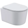 Унитаз Art&Max Bolzano AM001CHR/SC подвесной с сиденьем Микролифт