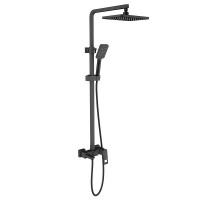 Душевая система Timo Briana SX-7130/03 Черный латунь на стену