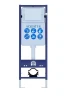 Комплект унитаза с инсталляцией Aquatek Set ВЕГА-1905-016 INS-17 цвет Белый с сиденьем Микролифт и клавишей смыва цвет Хром глянцевый