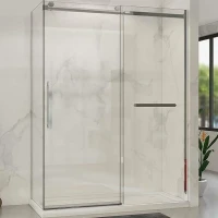 Душевой уголок Vincea Como Soft 150x100 VSR-1CS1015CL профиль Хром стекло прозрачное