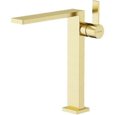 Смеситель для раковины Sancos Linn SC9020BG Золото брашированное