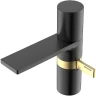 Смеситель для раковины Bravat F1440577BW-RBG-ENG Черный Золото