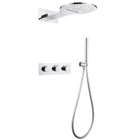 Душевая система Abber Wasser Kreis AF8151 c термостатом цвет Хром