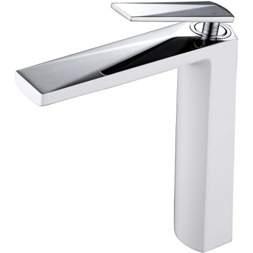 Смеситель для раковины Boheme Venturo 372-w Белый Хром латунь