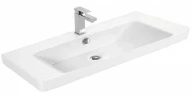 Тумба с раковиной Aquanet София 105 212588 подвесная Белый глянец МДФ / ЛДСП