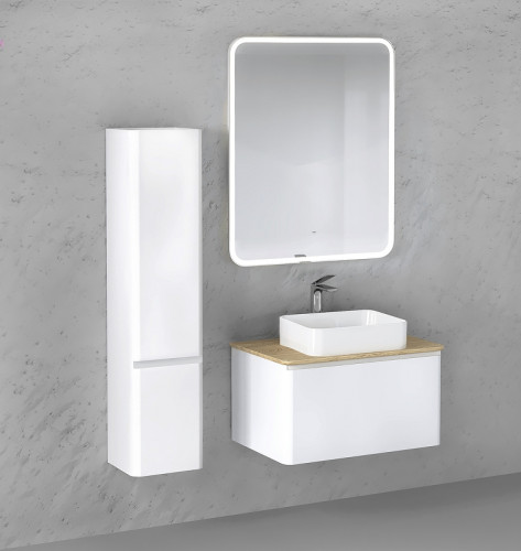 Зеркало Raval Morelle 80 Mrl.02.80/W/RL с подсветкой с бесконтактным выключателем стекло