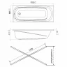 Акриловая ванна Triton 1Acreal Европа 180x70 Щ0000041839 без гидромассажа