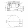 Акриловый поддон для душа Cezares Tray A 100x80 L TRAY-A-RH-100/80-550-15-W-L Белый