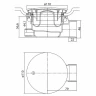 Акриловый поддон для душа Cezares Tray A 100x80 L TRAY-A-RH-100/80-550-15-W-L Белый