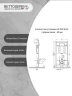 Инсталляция Bettoserb Sava Fix Slim SET40006440 для унитаза с клавишей смыва Cool цвет Золото матовый