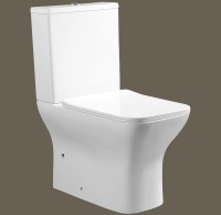 Унитаз компакт Ceruttispa Elleros CT10093 с бачком и сиденьем Микролифт фарфор напольный