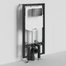 Инсталляция WasserKRAFT Vils 56TLT.010.ME.PB02 для унитаза с клавишей смыва Черный глянец