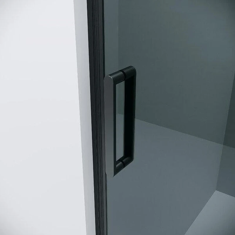 Душевой уголок Grossman Classic 130x100 120.K33.04.1310.21.10 профиль Черный матовый стекло тонированное