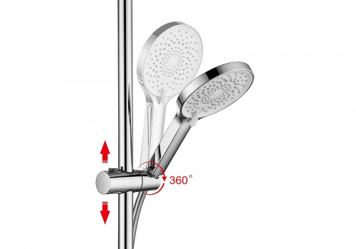 Душевая система Aquatek Лугано AQ2740CR цвет Хром