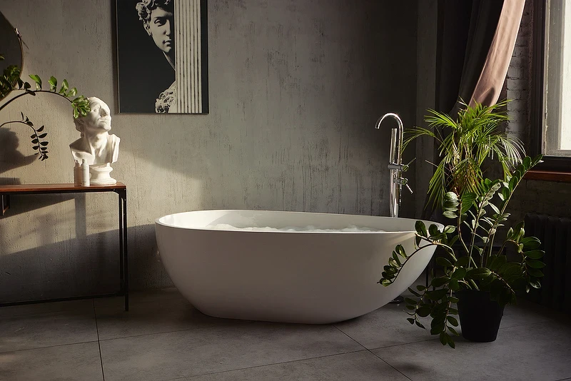 Ванна из искусственного камня Marmo Bagno Венеция 170x85 MB-VN170-85 без гидромассажа