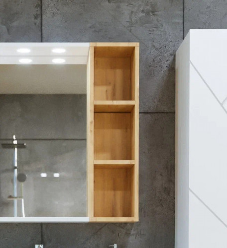 Подвесной шкаф Бриклаер Кристалл 20 4627125416033 Дуб Бунратти