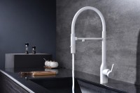 Смеситель для кухни Paulmark Magneto One Ma213188-WH Белый матовый латунь