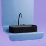 Раковина-чаша Ceramicanova Element 71 CN6054MB Черная матовая фарфор накладная