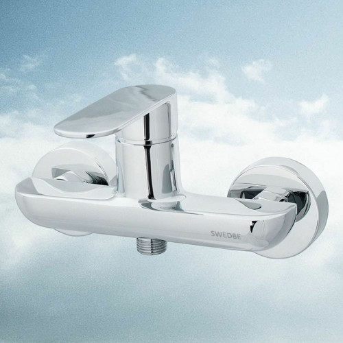 Смеситель для душа Swedbe Vulcan 1120 Хром латунь на стену