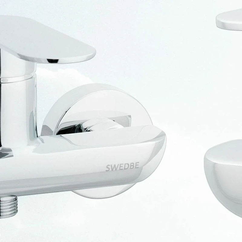 Смеситель для душа Swedbe Vulcan 1120 Хром латунь на стену